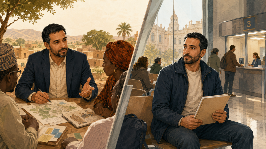 La inclusión vista desde los dos lados de la mesa